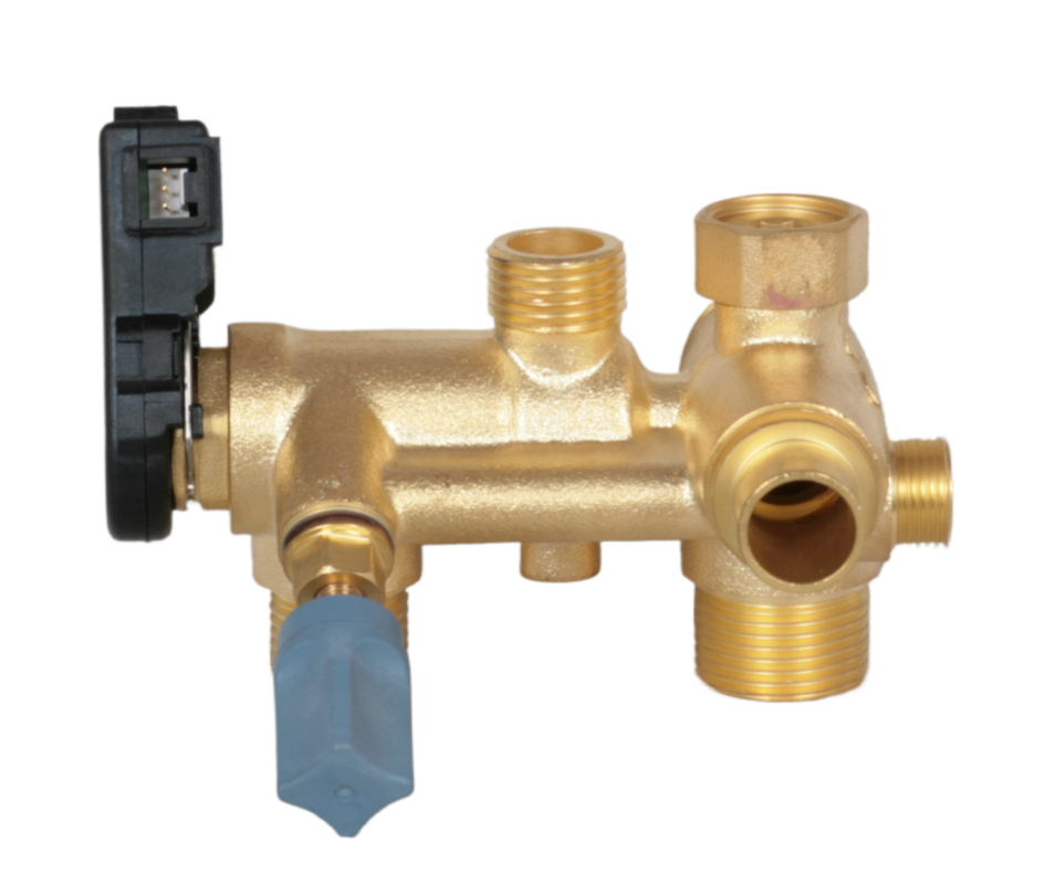 Copper casing machine inlet valve