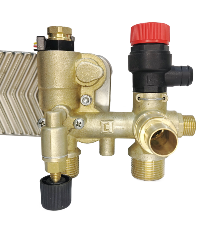 Copper inlet valve (pump positive insertion vertical replenishment)